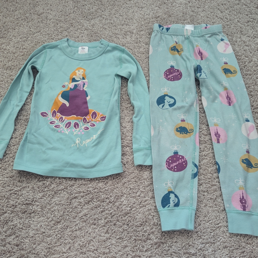 Rapunzel Kids Pajamas Set - Teal